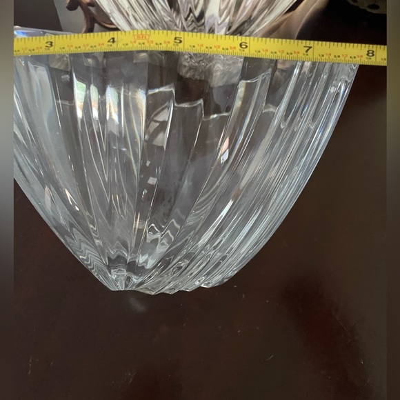 CRISTAL D'ARQUES  8” LEAD GLASS FRUIT BOWL - Picture 8 of 9